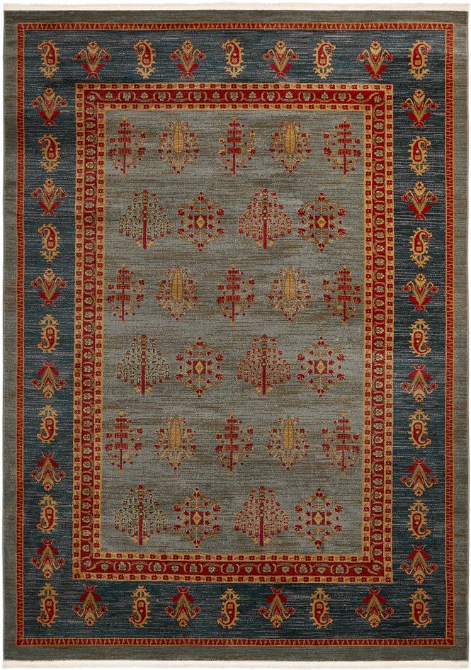 Detail image of 8' x 11' Kashkuli Gabbeh Rug