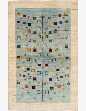 3' 2 x 5' Kashkuli Wool Rug