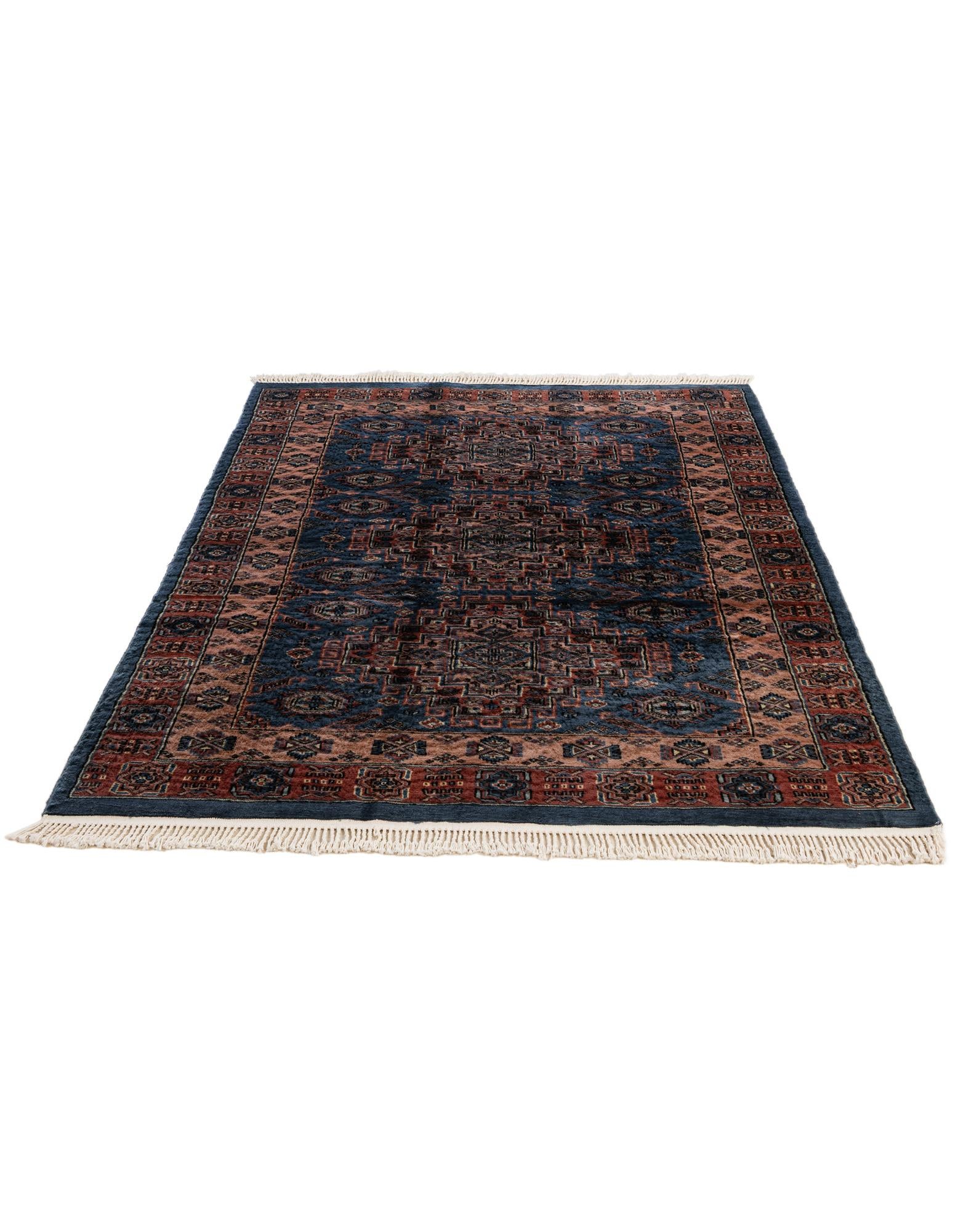 4' 2 x 6' 1 Hand Knotted Kazak Oriental Wool Rug
