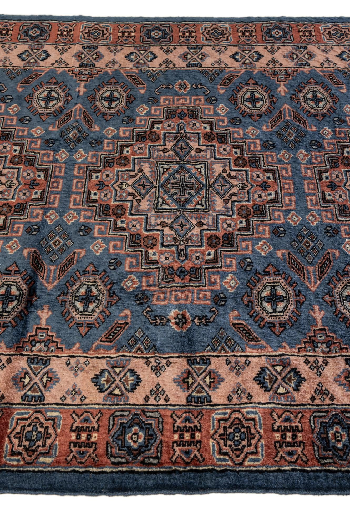 4' 2 x 6' 1 Hand Knotted Kazak Oriental Wool Rug