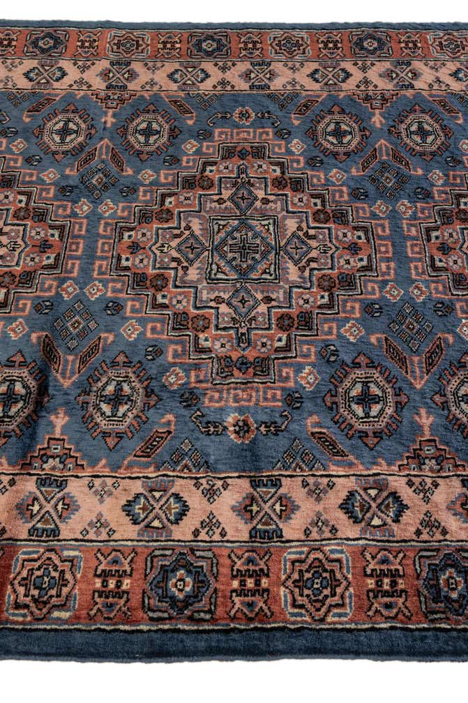 4' 2 x 6' 1 Hand Knotted Kazak Oriental Wool Rug