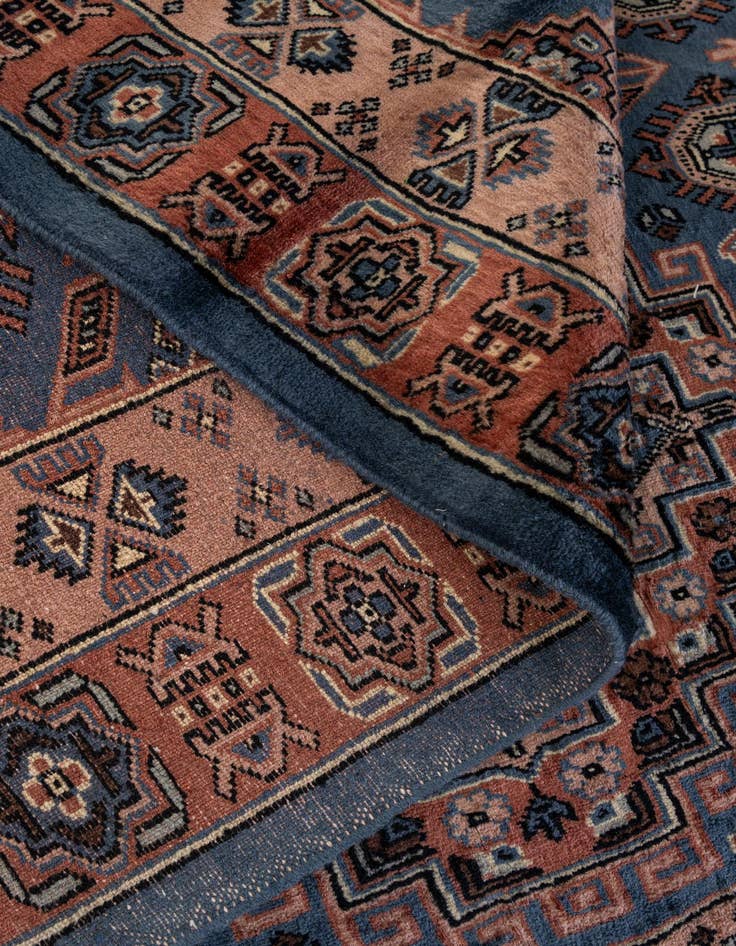Detail image of 4' 2 x 6' 1  Hand Knotted Kazak Oriental Wool Rug