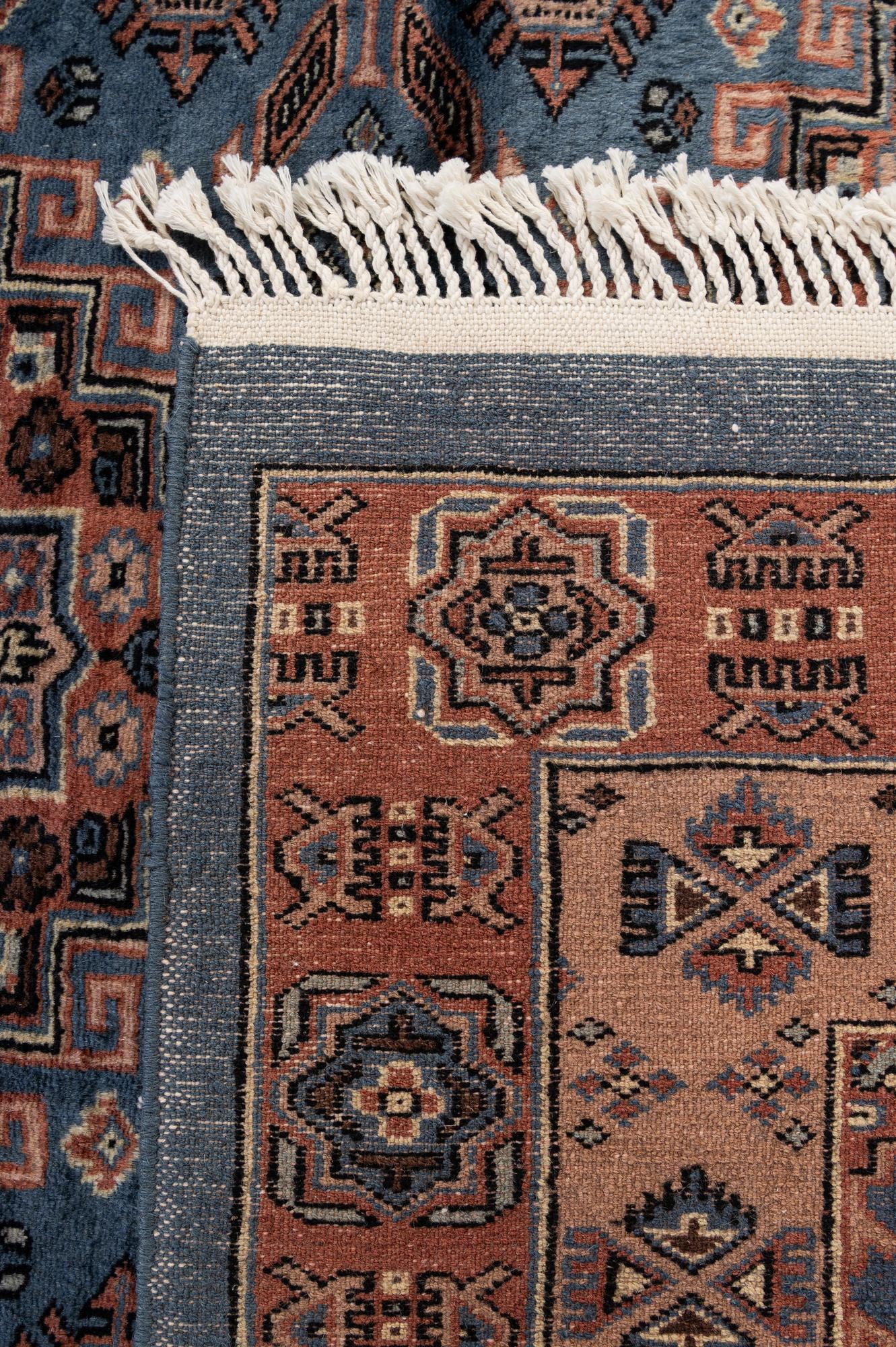 4' 2 x 6' 1 Hand Knotted Kazak Oriental Wool Rug