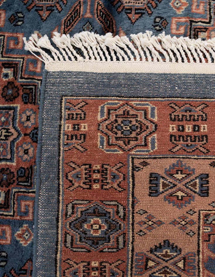 Detail image of 4' 2 x 6' 1  Hand Knotted Kazak Oriental Wool Rug