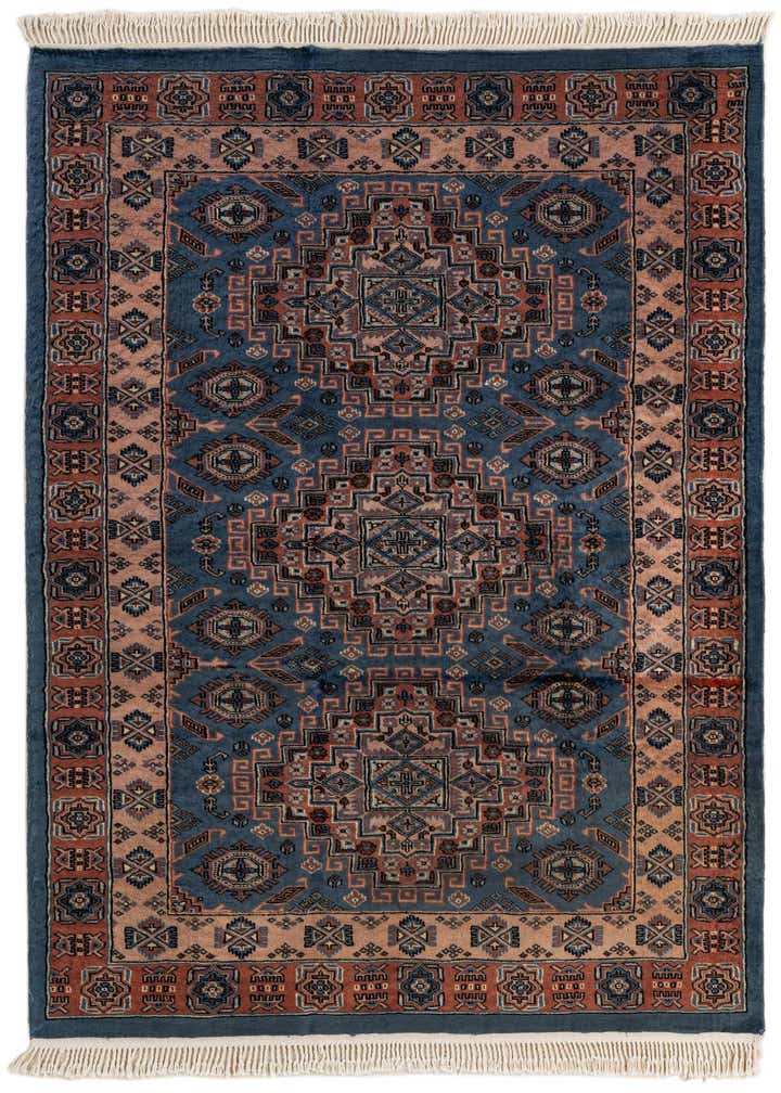 4' 2 x 6' 1 Hand Knotted Kazak Oriental Wool Rug