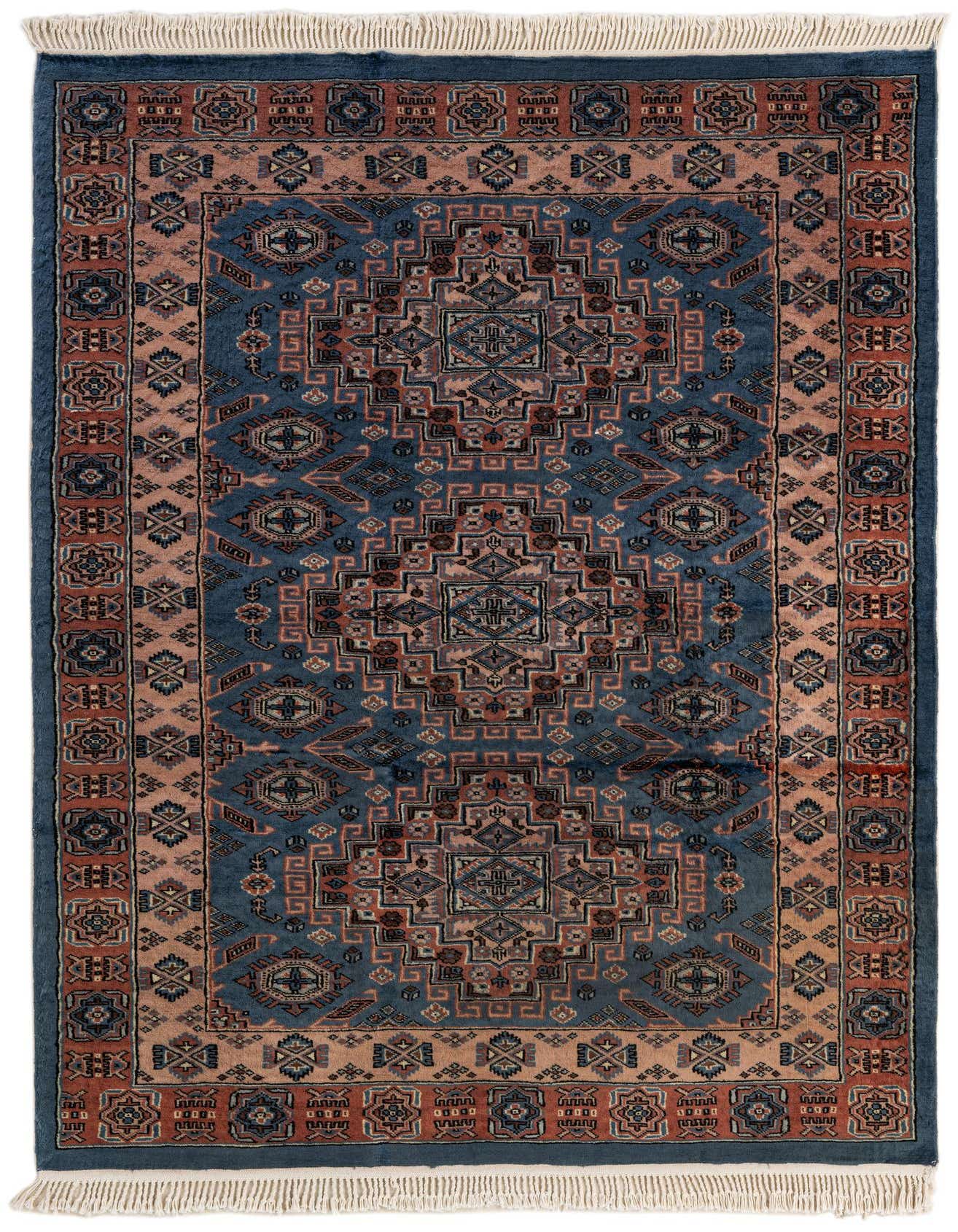 4' 2 x 6' 1 Hand Knotted Kazak Oriental Wool Rug