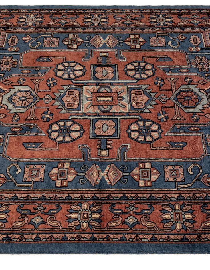 Detail image of 4' 2 x 6' 4 Hand Knotted Kazak Oriental Wool Rug