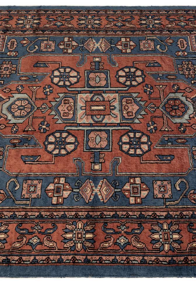 4' 2 x 6' 4 Hand Knotted Kazak Oriental Wool Rug