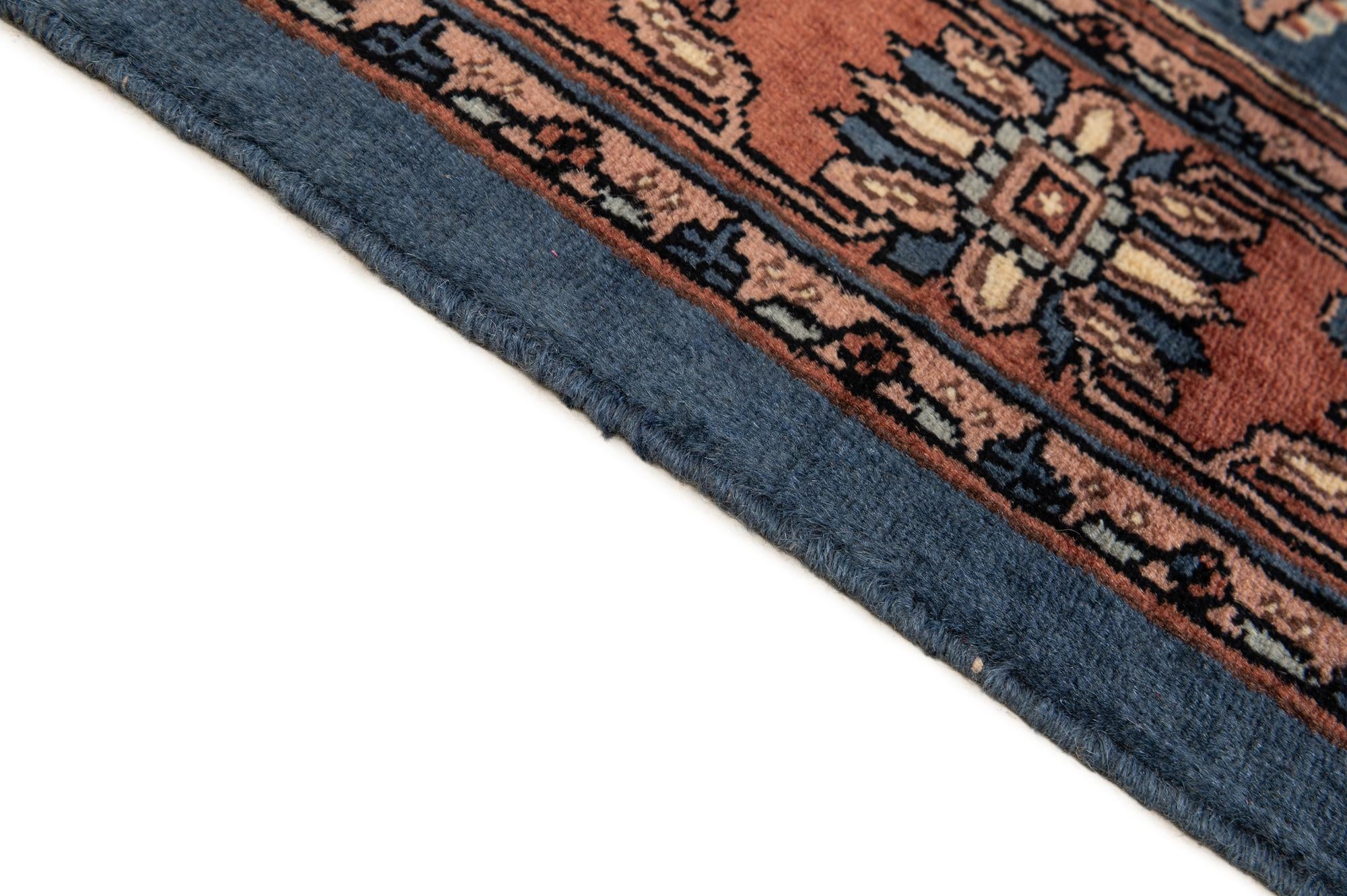 4' 2 x 6' 4 Hand Knotted Kazak Oriental Wool Rug