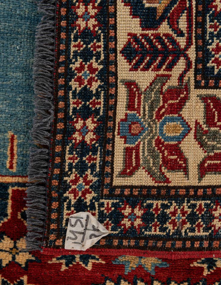 Detail image of 4' 4 x 6' 4  Hand Knotted Kazak Wool Rug