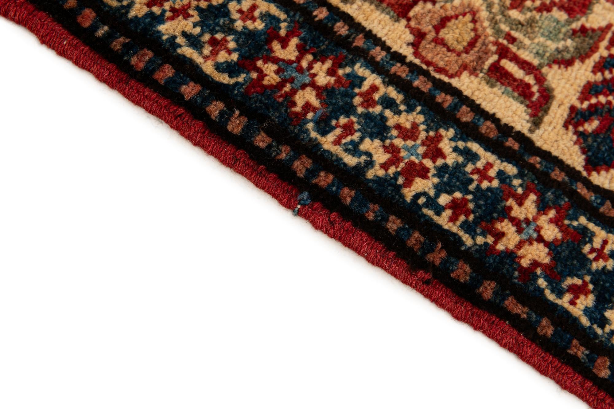 4' 4 x 6' 4 Hand Knotted Kazak Wool Rug