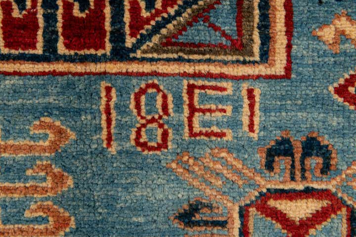 4' 4 x 6' 4 Hand Knotted Kazak Wool Rug