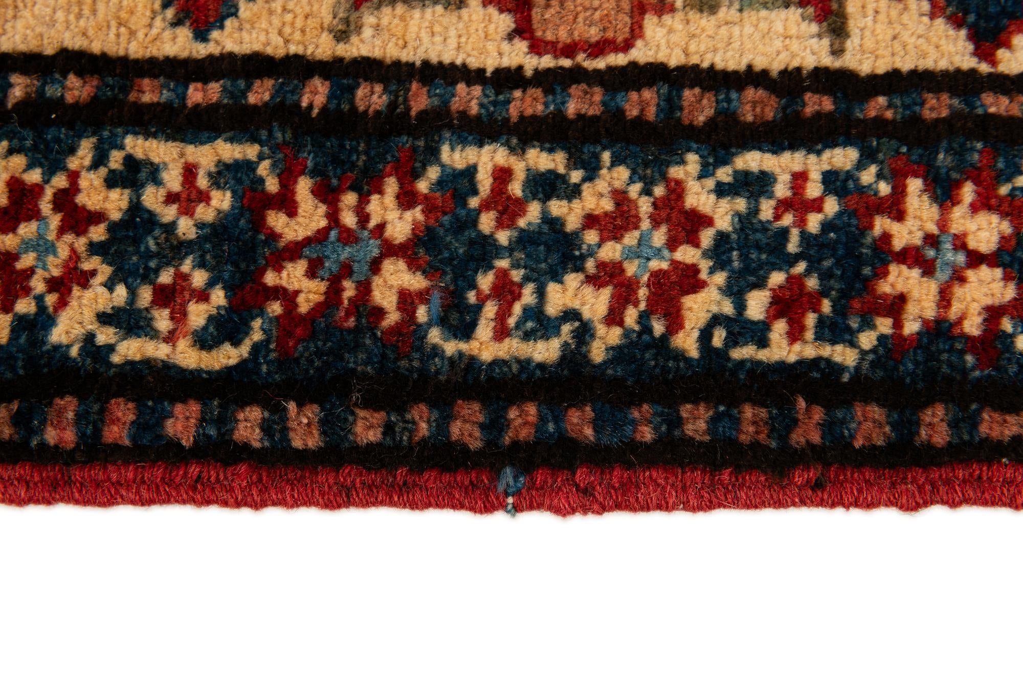 4' 4 x 6' 4 Hand Knotted Kazak Wool Rug