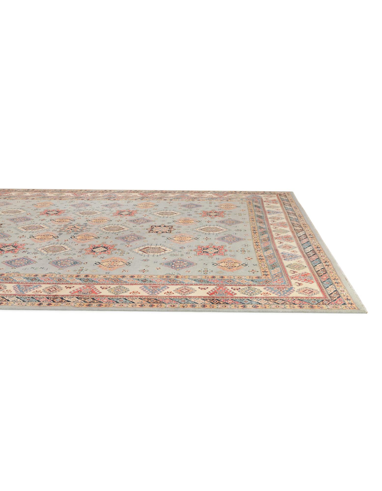 11' 9 x 17' 3 Hand Knotted Kazak Wool Rug