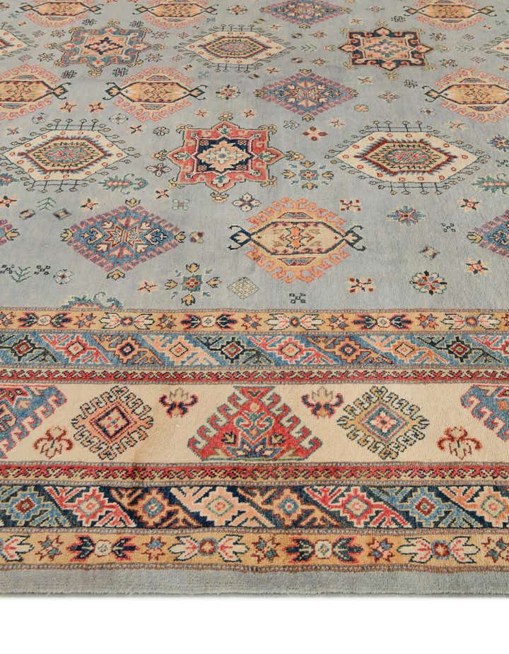 11' 9 x 17' 3 Hand Knotted Kazak Wool Rug