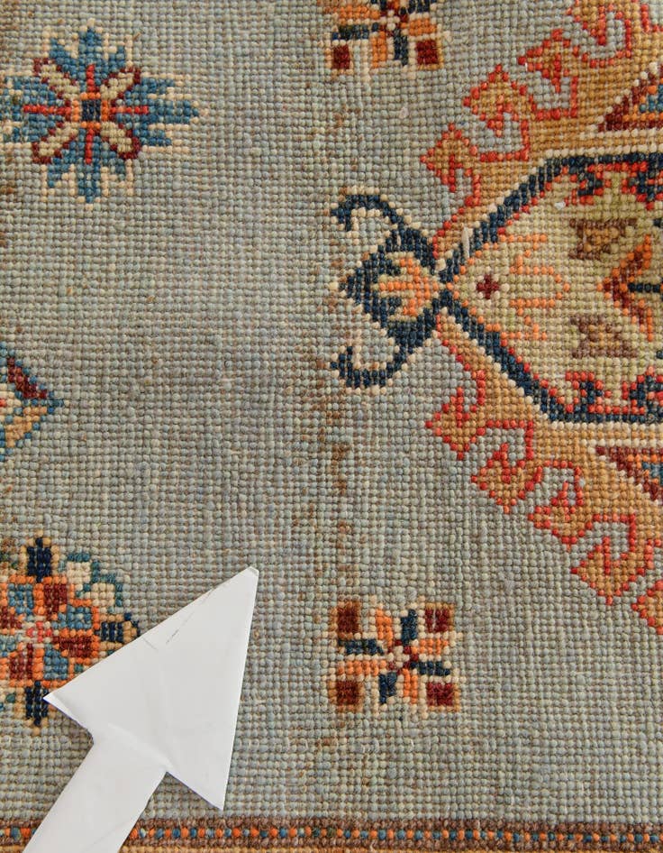 Detail image of 11' 9 x 17' 3 Hand Knotted Kazak Wool Rug
