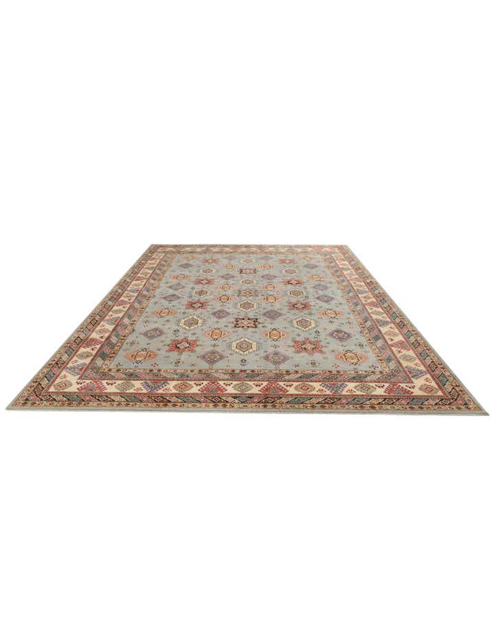 11' 9 x 17' 3 Hand Knotted Kazak Wool Rug