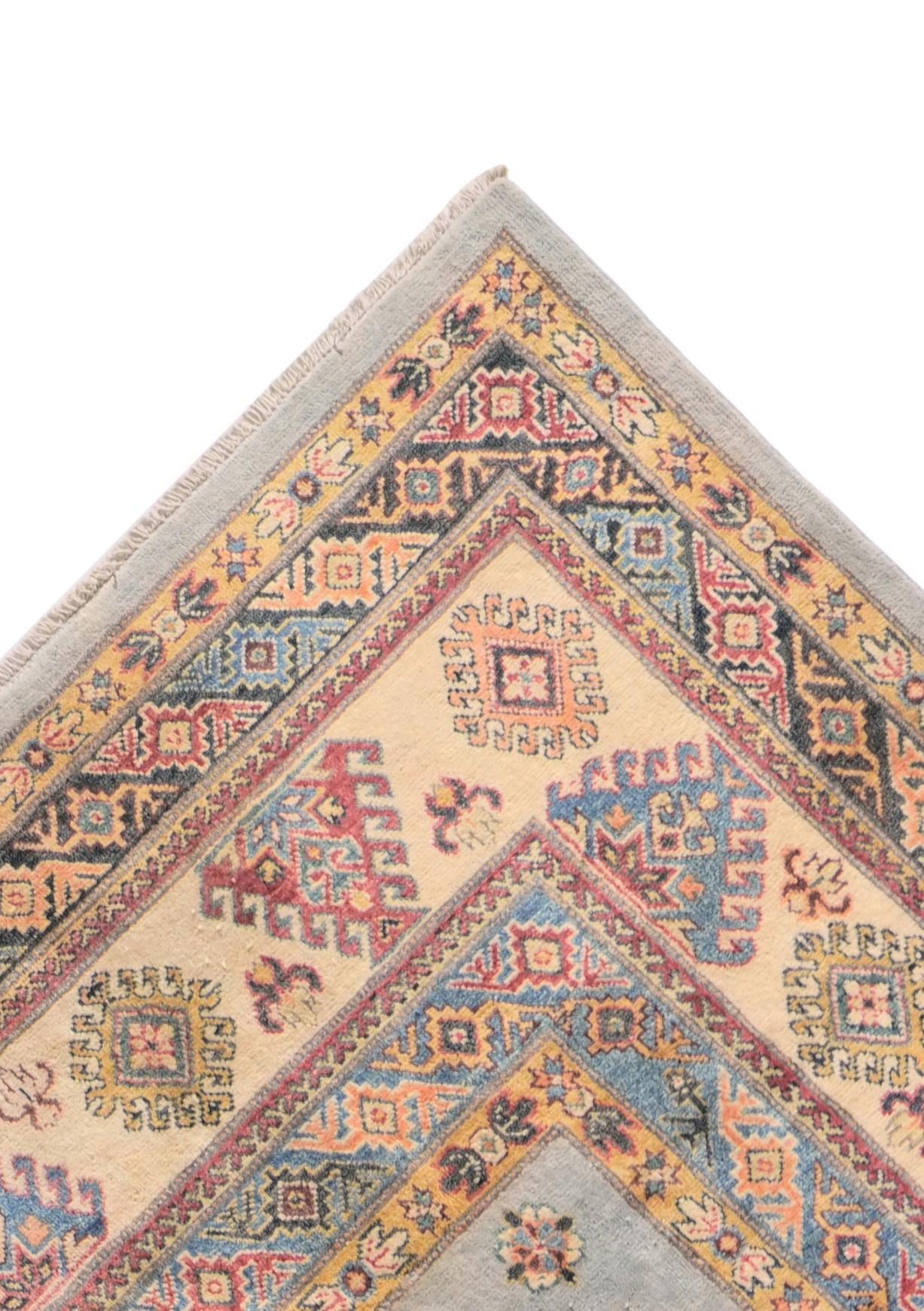 11' 9 x 17' 3 Hand Knotted Kazak Wool Rug