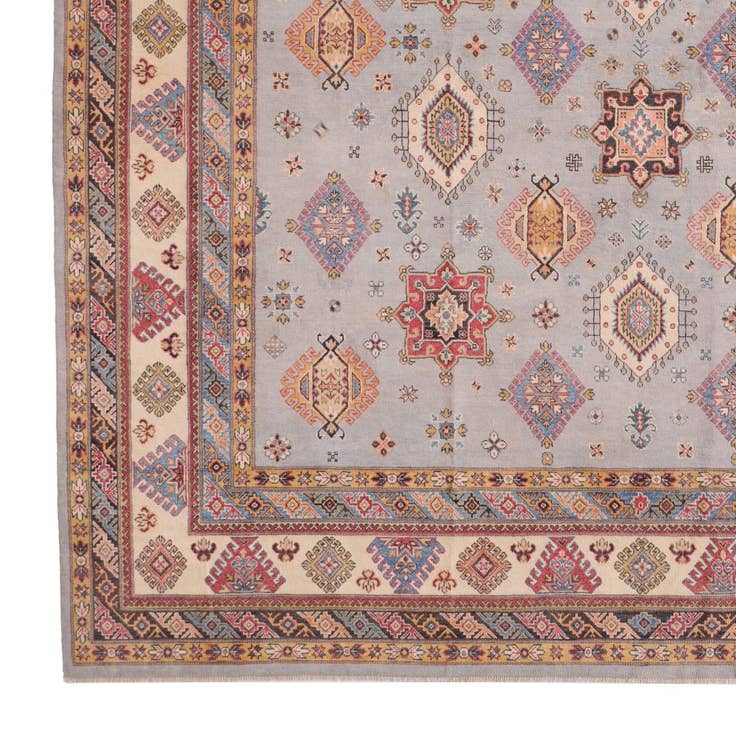 Detail image of 11' 9 x 17' 3 Hand Knotted Kazak Wool Rug
