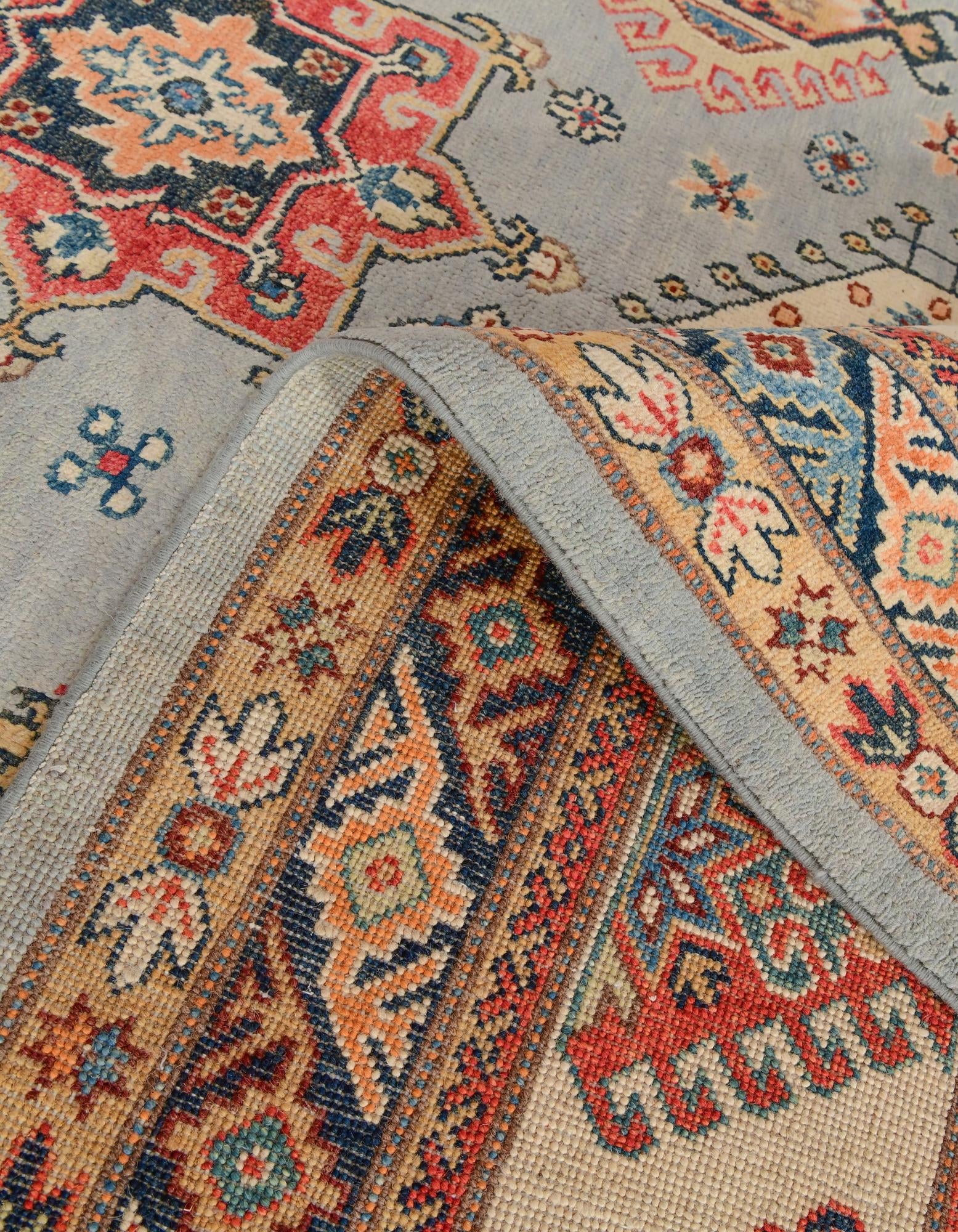 11' 9 x 17' 3 Hand Knotted Kazak Wool Rug