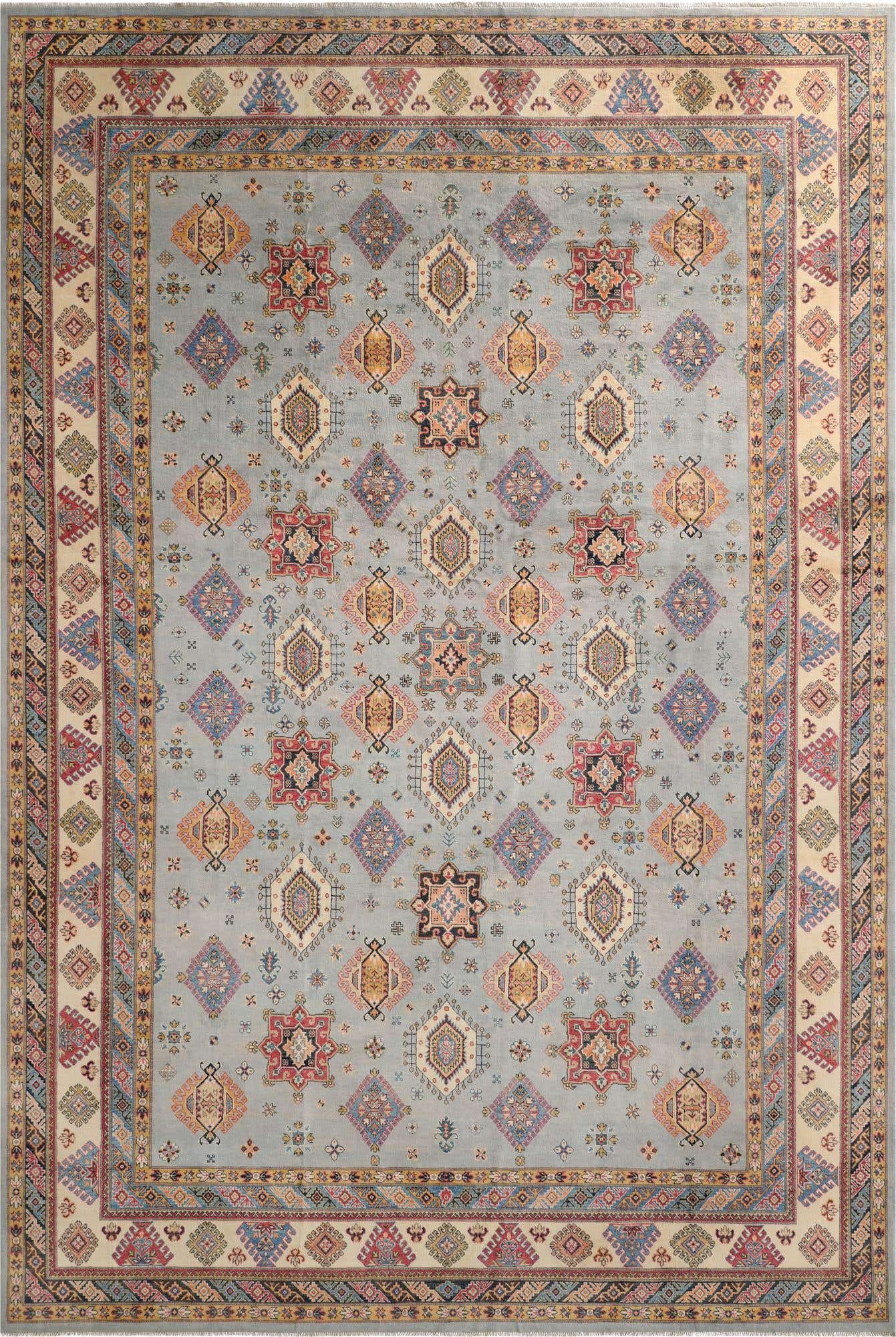 11' 9 x 17' 3 Hand Knotted Kazak Wool Rug