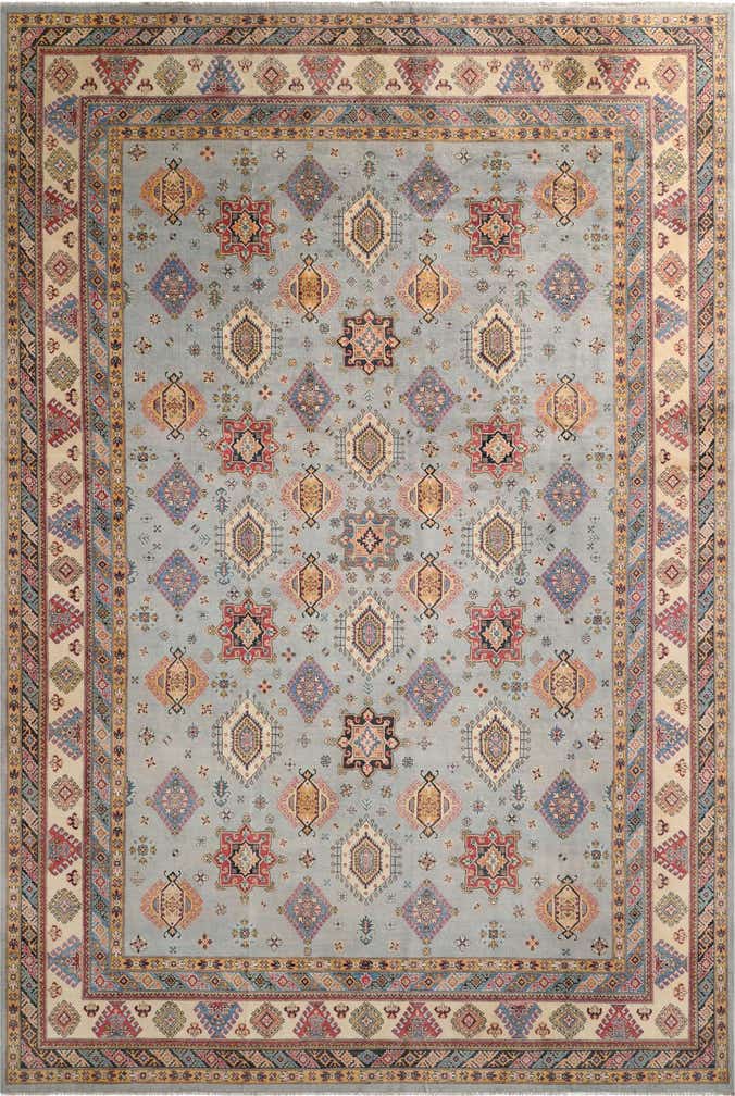 11' 9 x 17' 3 Hand Knotted Kazak Wool Rug