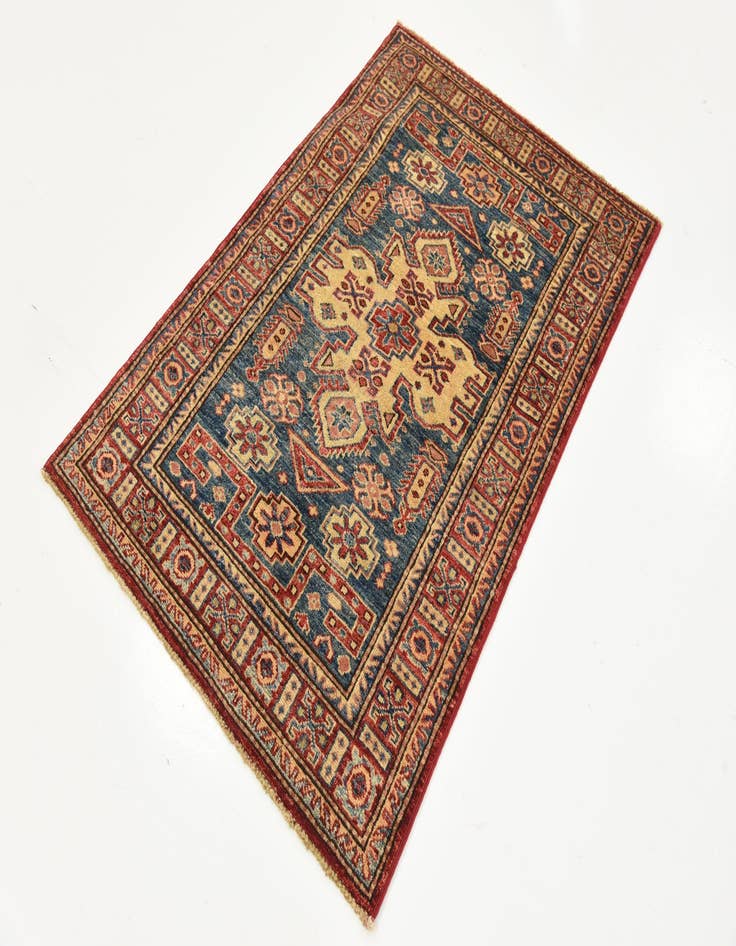 Detail image of 2' 8 x 3' 11  Hand Knotted Kazak Oriental Rug