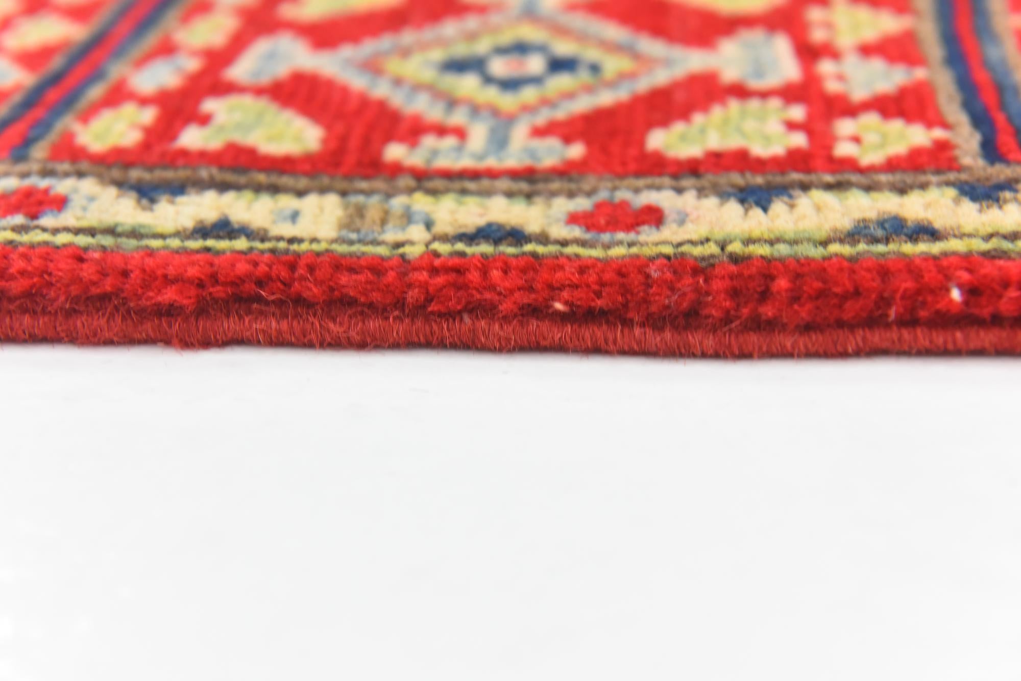 4' x 5' 10 Hand Knotted Kazak Rug