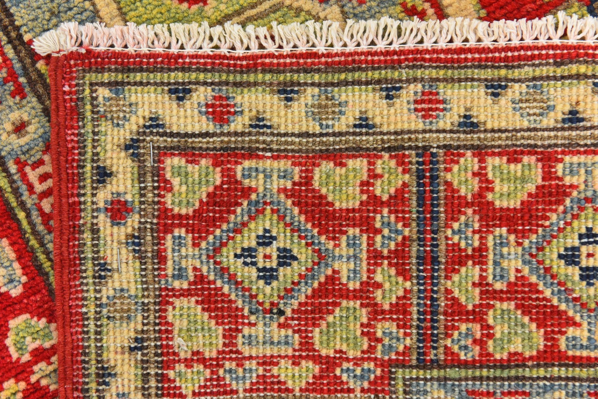 4' x 5' 10 Hand Knotted Kazak Rug