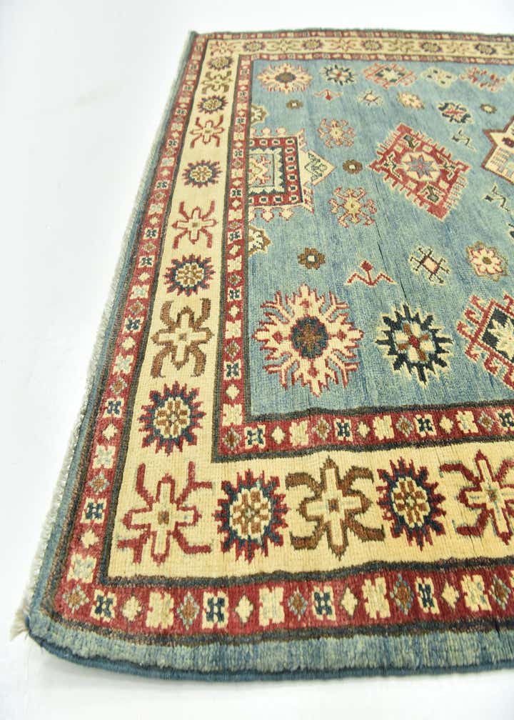 4' x 6' 9 Hand Knotted Kazak Rug