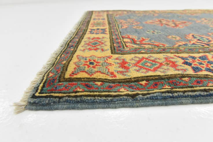 Detail image of 3' x 3' 10 Hand Knotted Kazak Rug