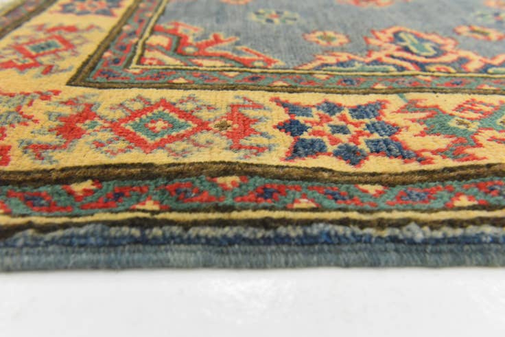Detail image of 3' x 3' 10 Hand Knotted Kazak Rug