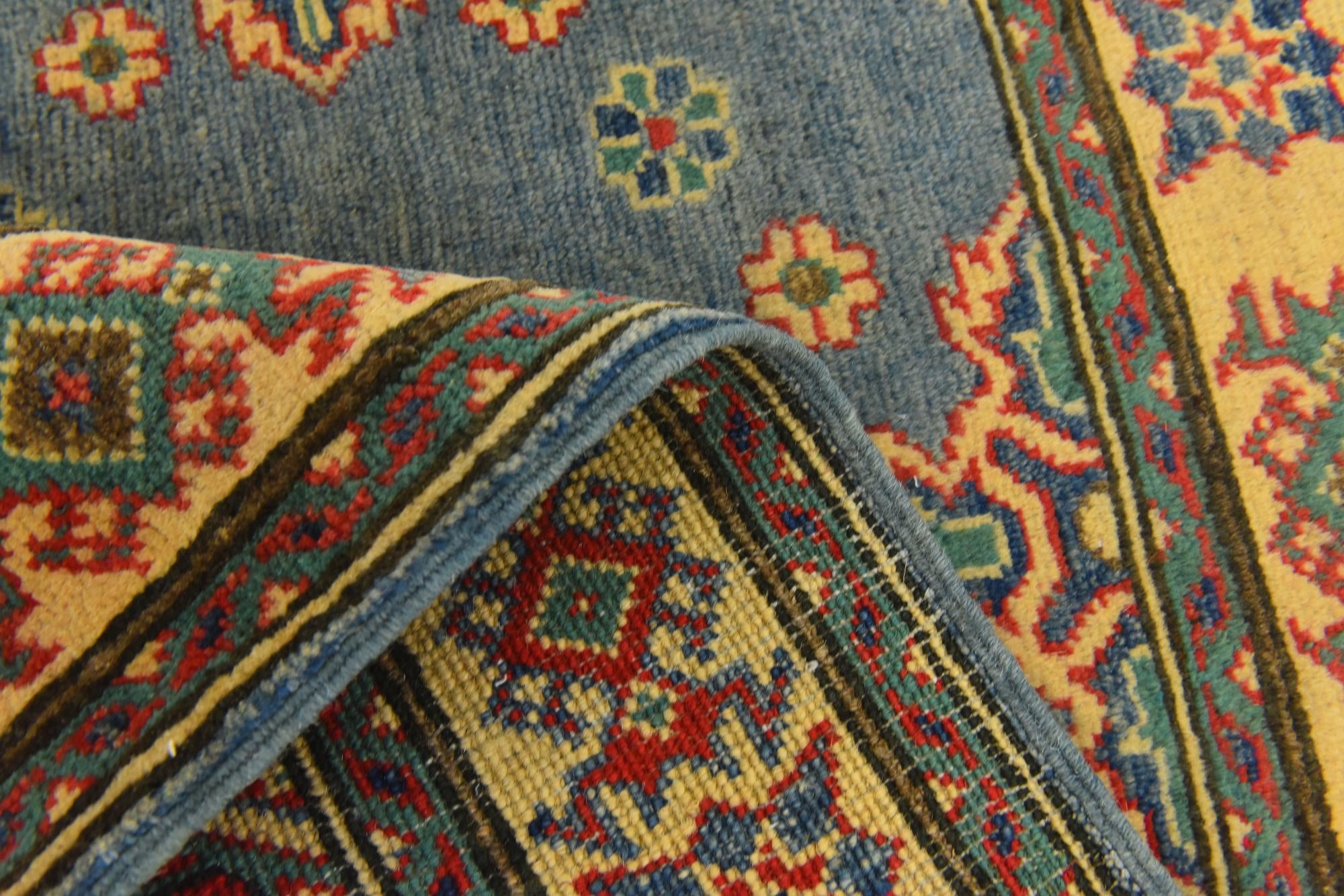 3' x 3' 10 Hand Knotted Kazak Rug