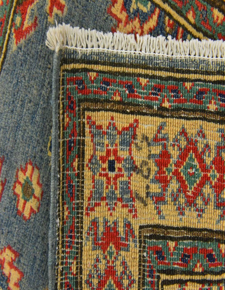 Detail image of 3' x 3' 10  Hand Knotted Kazak Rug