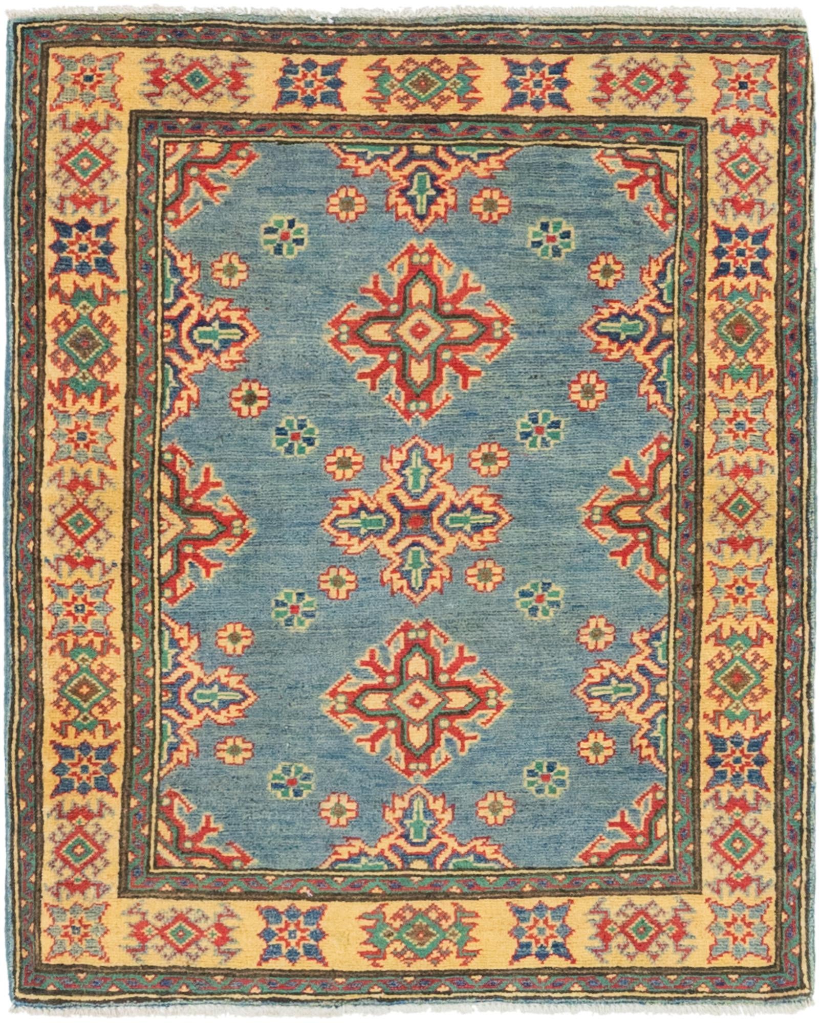 3' x 3' 10 Hand Knotted Kazak Rug