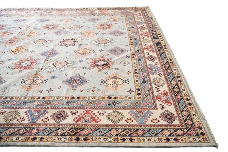 Detail image of 12' x 17' 4 Hand Knotted Kazak Rug