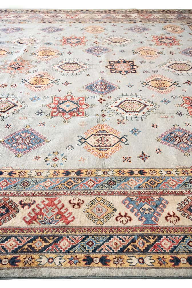 12' x 17' 4 Hand Knotted Kazak Rug