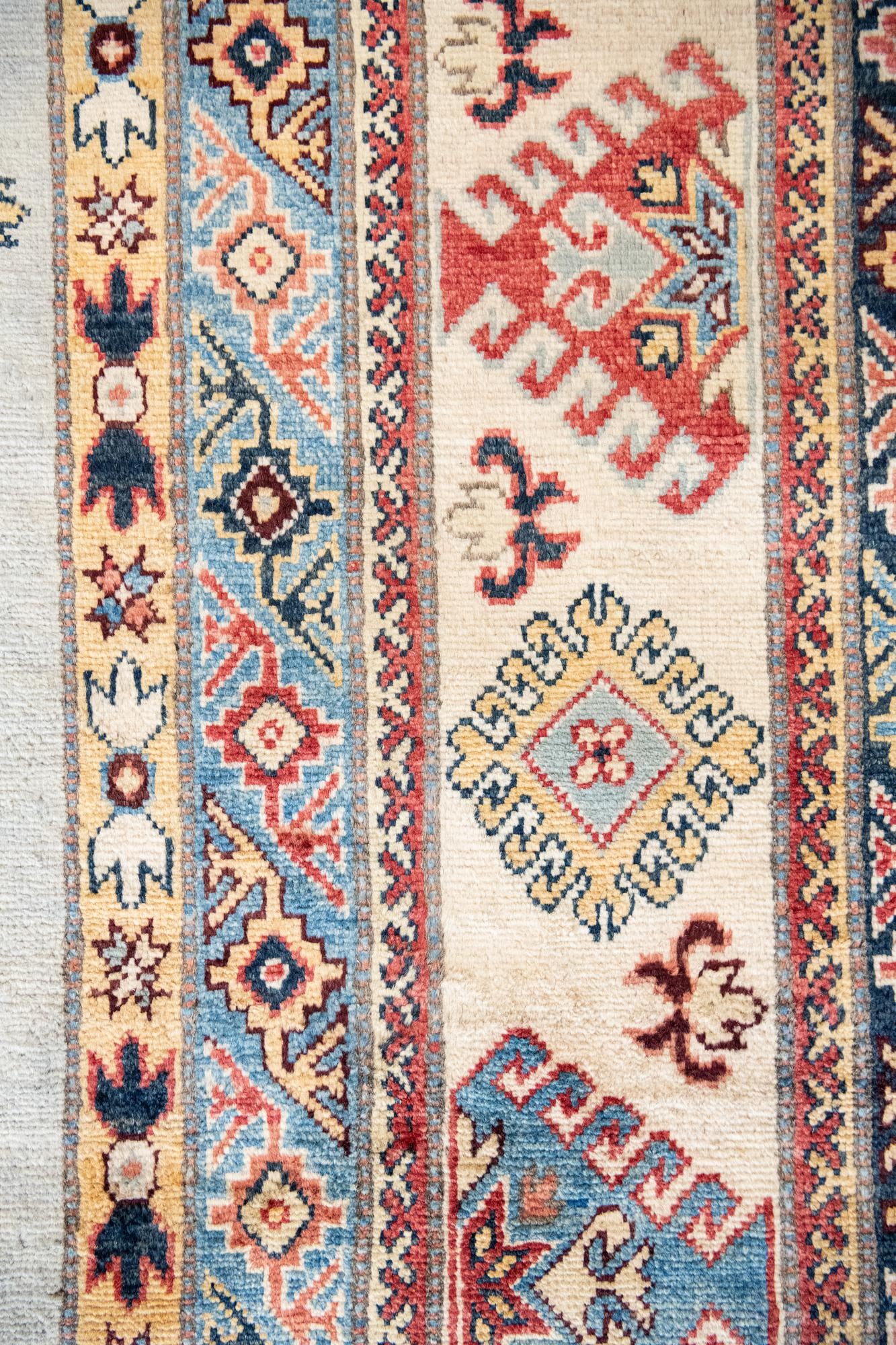 12' x 17' 4 Hand Knotted Kazak Rug