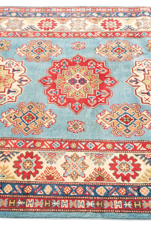 Detail image of 4' 3 x 6' 1 Hand Knotted Kazak Rug