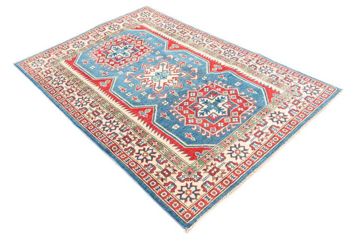 120cm x 185cm Hand Knotted Kazak Rug