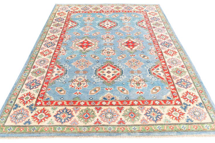 Detail image of 5' 7 x 7' 9 Hand Knotted Kazak Rug