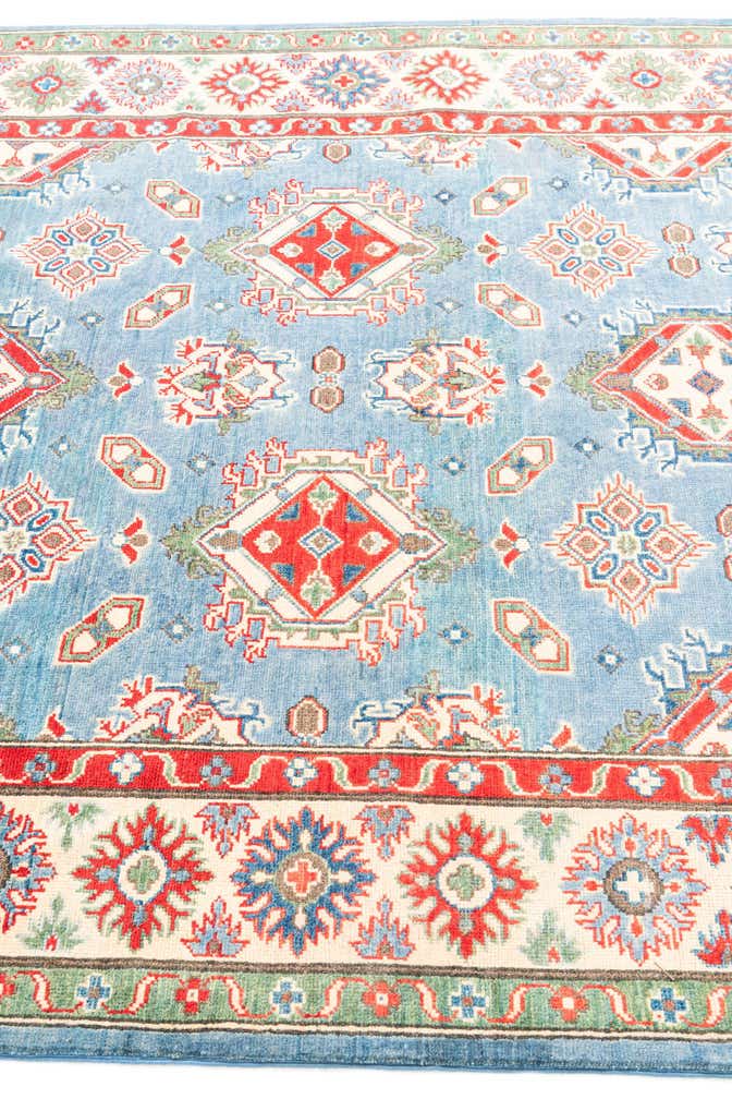 5' 7 x 7' 9 Hand Knotted Kazak Rug