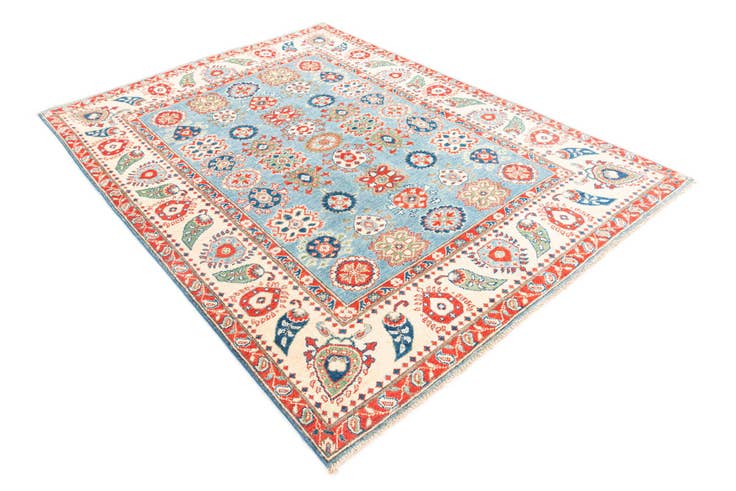 Detail image of 5' 8 x 7' 9 Hand Knotted Kazak Rug