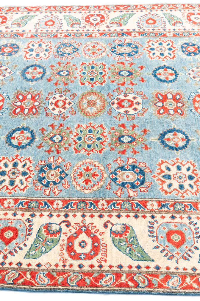 5' 8 x 7' 9 Hand Knotted Kazak Rug