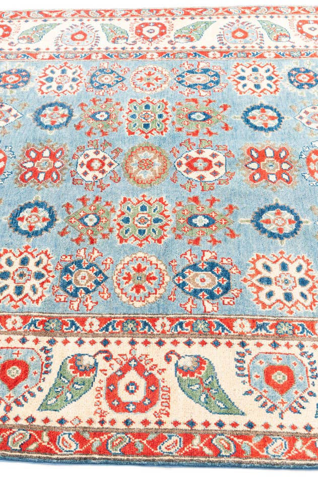 Detail image of 5' 8 x 7' 9 Hand Knotted Kazak Rug
