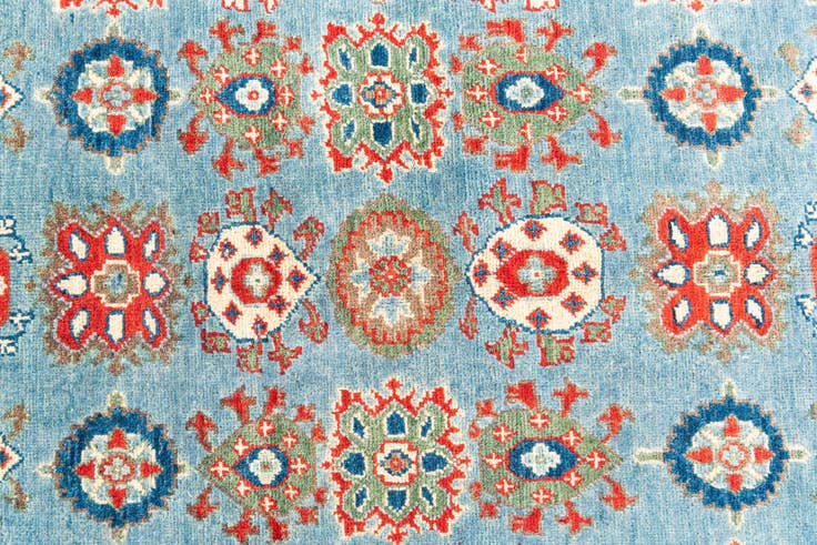 Detail image of 5' 8 x 7' 9 Hand Knotted Kazak Rug