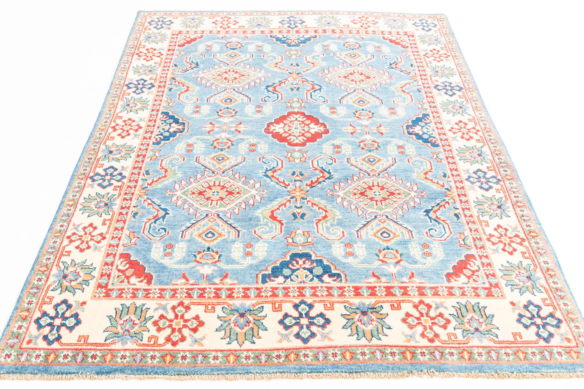 5' x 6' 9 Hand Knotted Kazak Rug