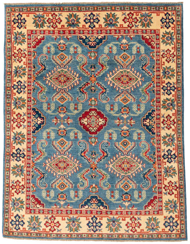 Detail image of 5' x 6' 9 Hand Knotted Kazak Rug