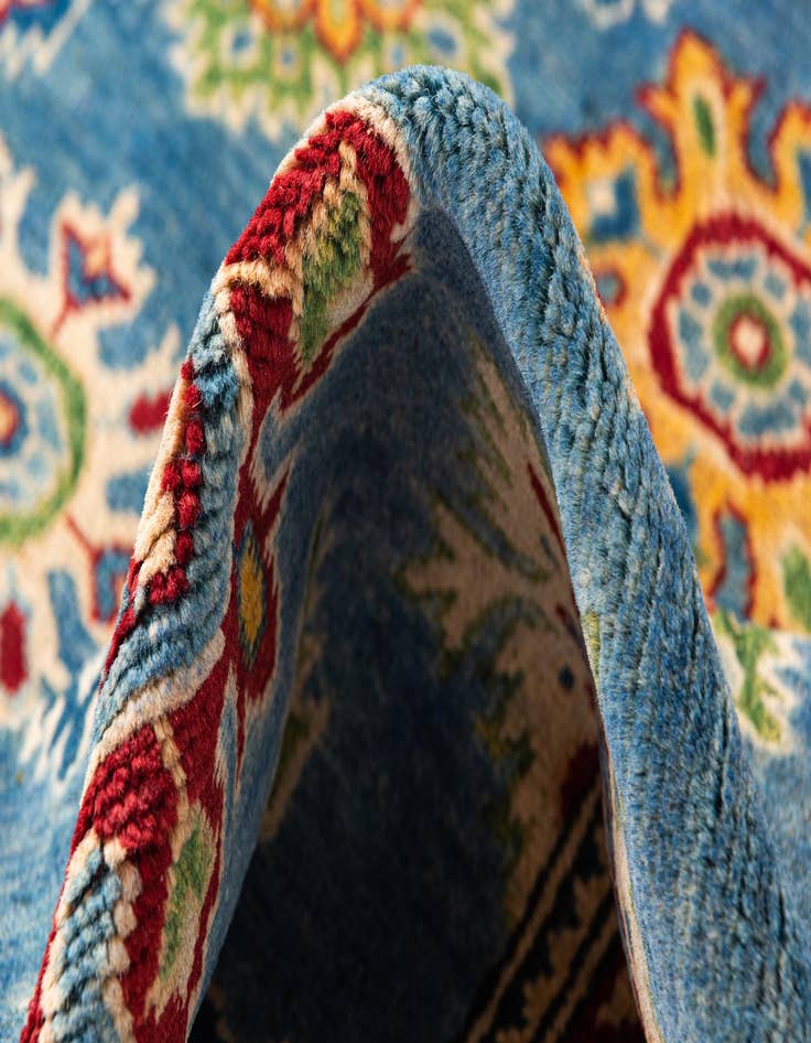 Detail image of 5' x 6' 7 Hand Knotted Kazak Rug
