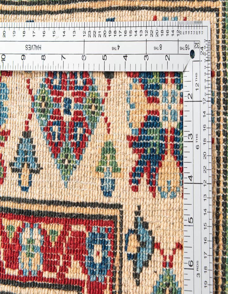 Detail image of 5' x 6' 7 Hand Knotted Kazak Rug